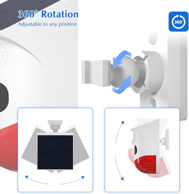 Yasorn Smart Bewegungsmelder Alarm, Bewegungssensor mit Fernbedienung, 120 dB Infrarot Sensor Reichw