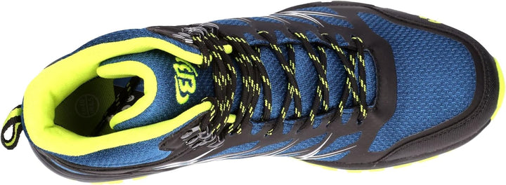 Brütting Herren Norwalk High Traillaufschuh 36 EU Blau Schwarz Lemon, 36 EU Blau Schwarz Lemon