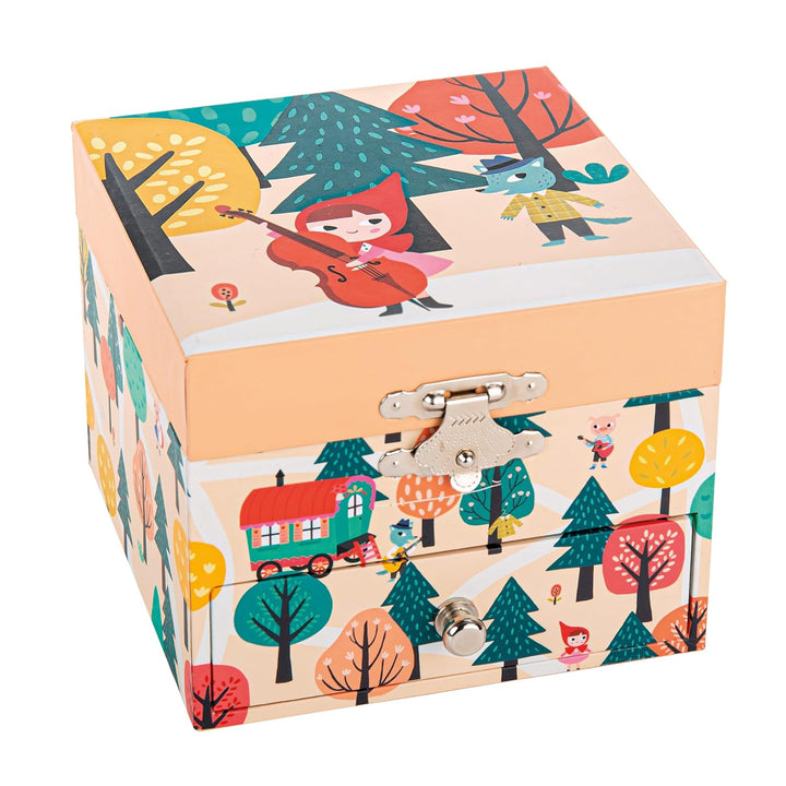 TROUSSELIER - Rotkäppchen - Schatzkiste &amp; Musikschmuck - Spieluhr - Ideales Kindergeschenk - Musik W