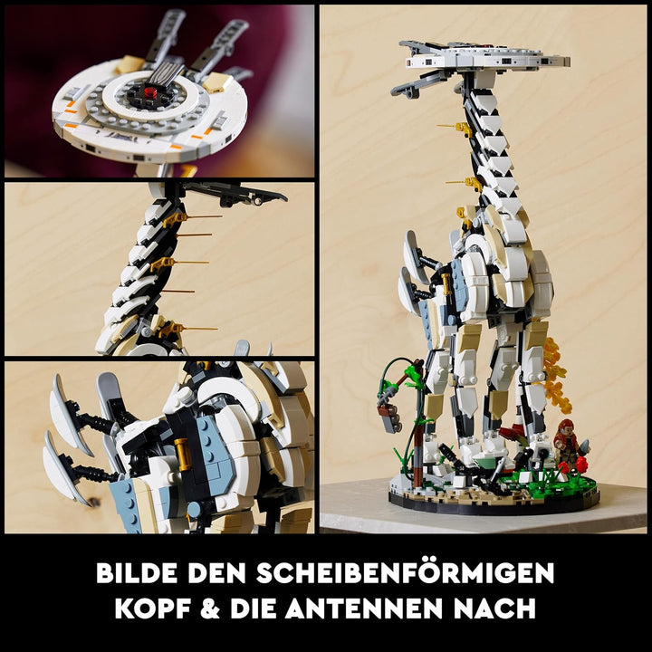 LEGO 76989 Horizon Forbidden West: Langhals Modellbausatz, Set für Erwachsene mit Aloy-Minifigur und