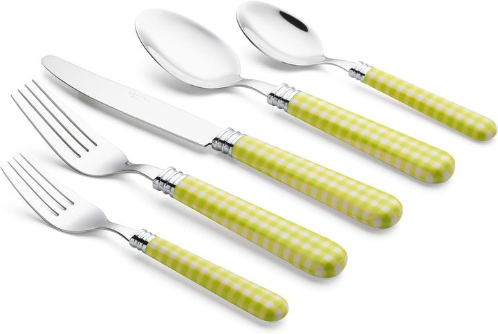 ANNOVA Besteckset, 20-teilig, Griff aus Edelstahl - 4 x Tafelmesser; 4 x Tafelgabeln; 4 x Salatgabel