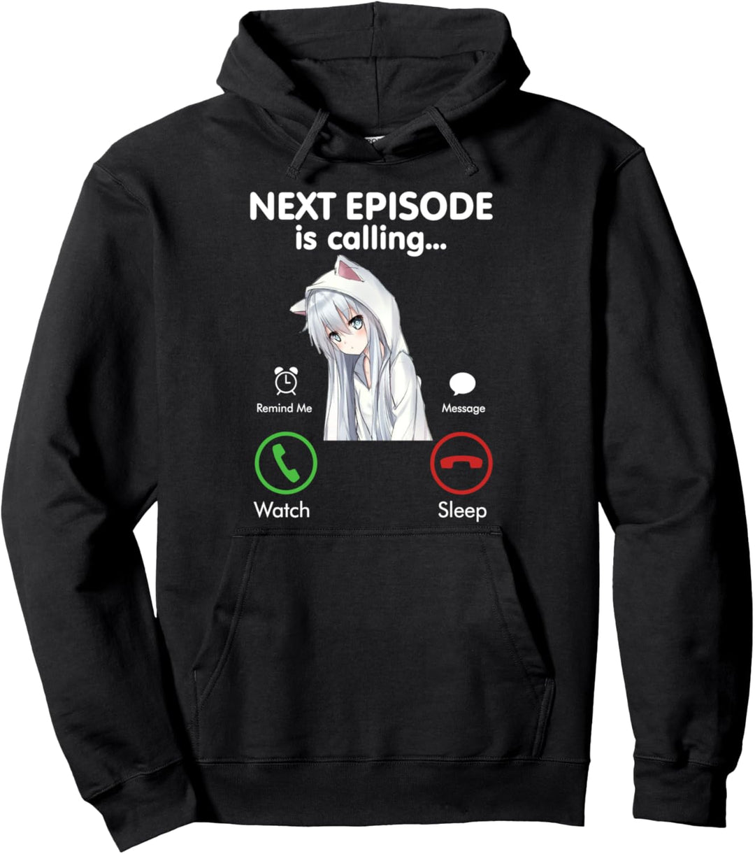 Die nächste Anime-Episode ruft - Funny Otaku Gift love Anime Pullover Hoodie