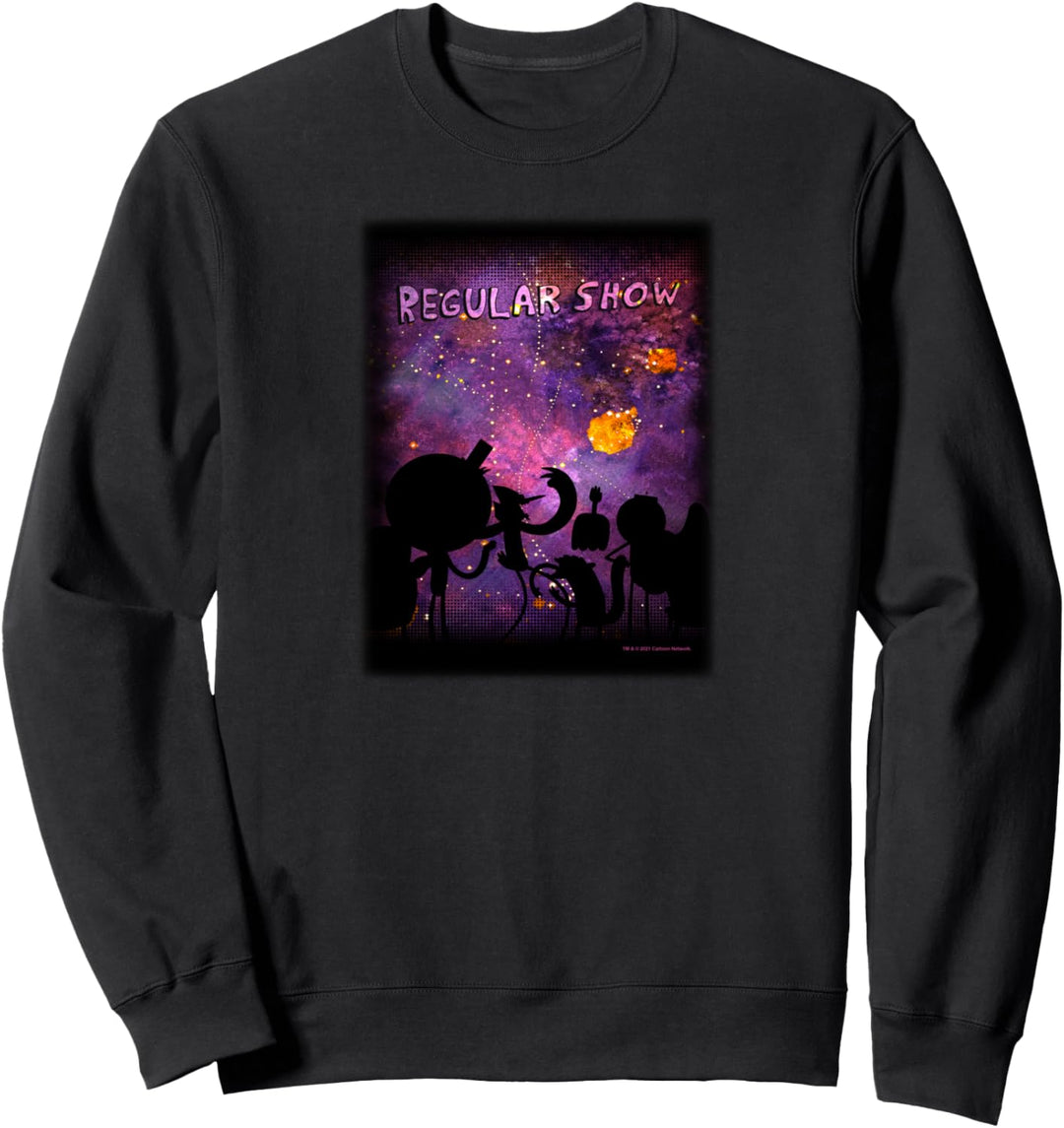 Regular Show Starry Night Silhouettes Sweatshirt