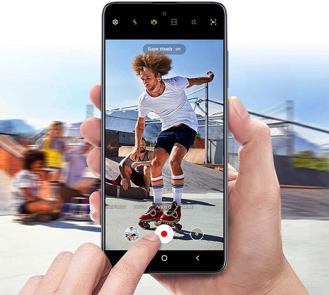 Samsung Galaxy A51 Dual-SIM 128 GB/4 GB - Prism Crush Schwarz Vereinigtes Königreich Schwarz 128GB,
