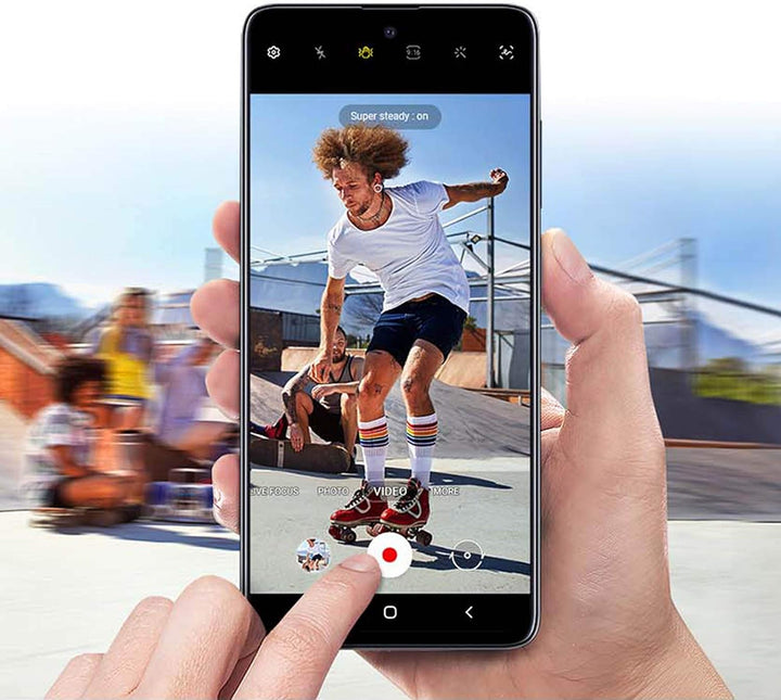 Samsung Galaxy A51 Dual-SIM 128 GB/4 GB - Prism Crush Schwarz Vereinigtes Königreich Schwarz 128GB,