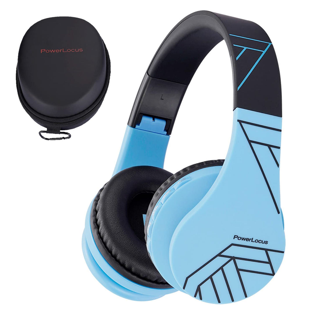 PowerLocus Bluetooth Kopfhörer Kinder, Kinderkopfhörer Over-Ear mit 85dB Lautstärkebegrenzung, Faltb