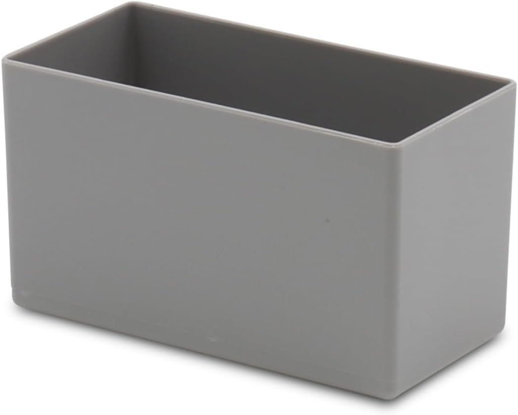 1a-TopStore 25 Stück Einsatzkasten Serie E63, farblich sortiert, 5 Farben u. 4 Grössen, aus Polystyr