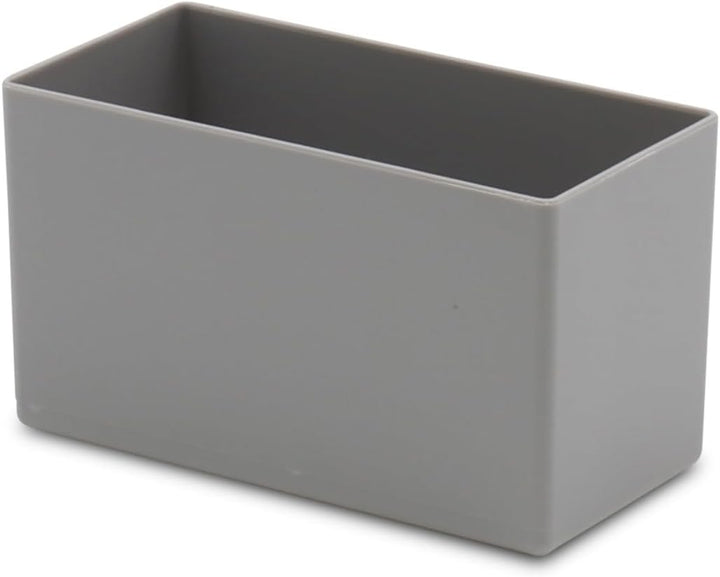 1a-TopStore 25 Stück Einsatzkasten Serie E63, farblich sortiert, 5 Farben u. 4 Grössen, aus Polystyr