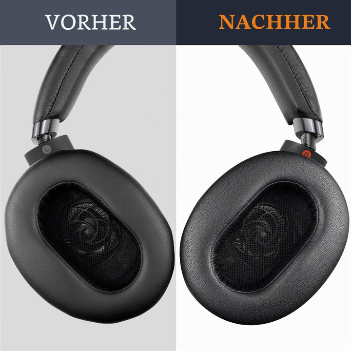SOULWIT Professionelle Ohrpolster Ersatz für Sony MDR-1AM2 (MDR1AM2 MDR-1AM2/B) Kopfhörer, Ohrpolste