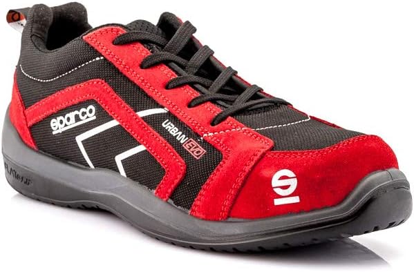 Sparco 0751844NRRS Evo Städtische Schuhe Schwarz/Rot 44 EU
