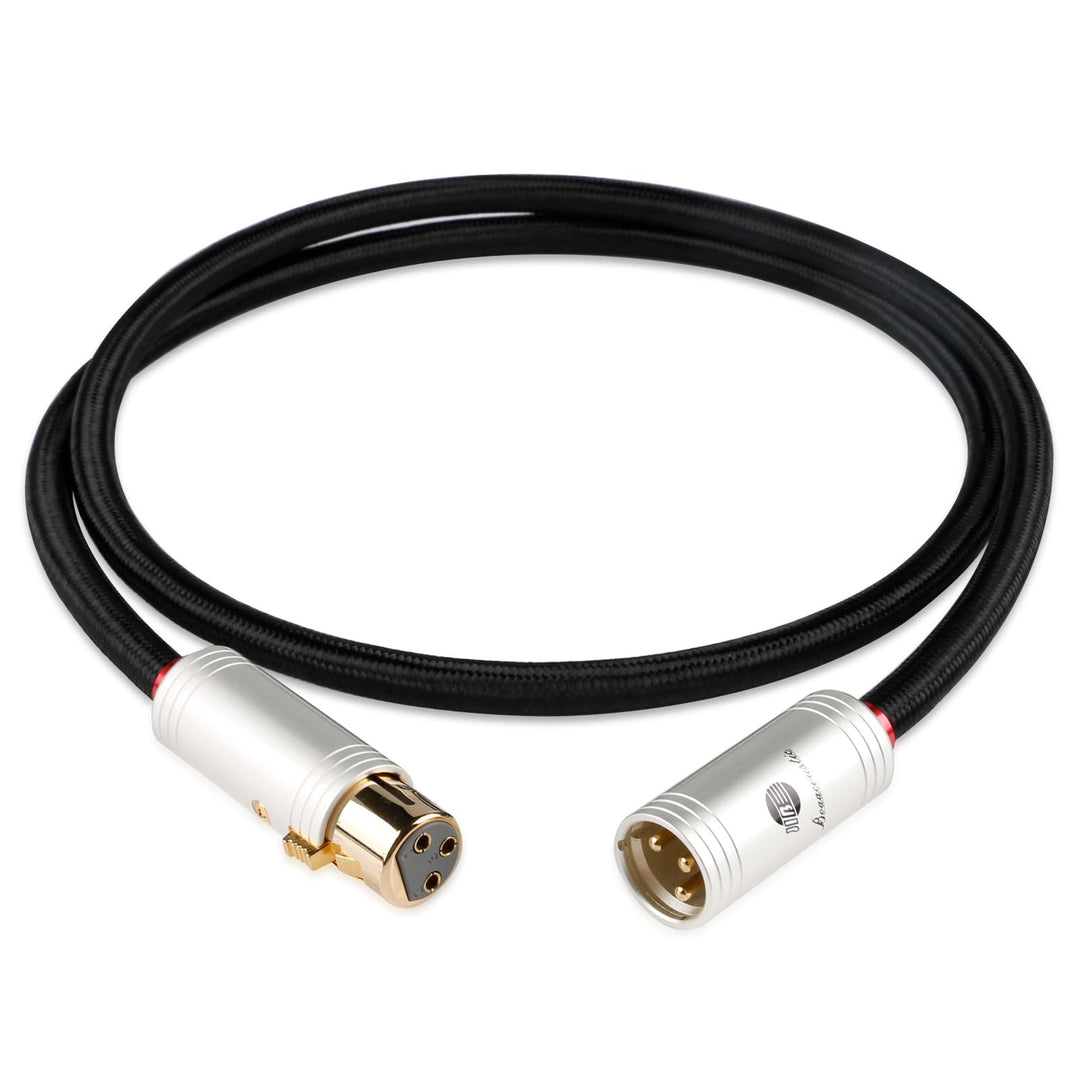 JIB Audiophil XLR mikrofon Kabel 1m HIFI mikrofonkabel XLR Stecker auf XLR Buchse 3 PIN Für Mikrofon