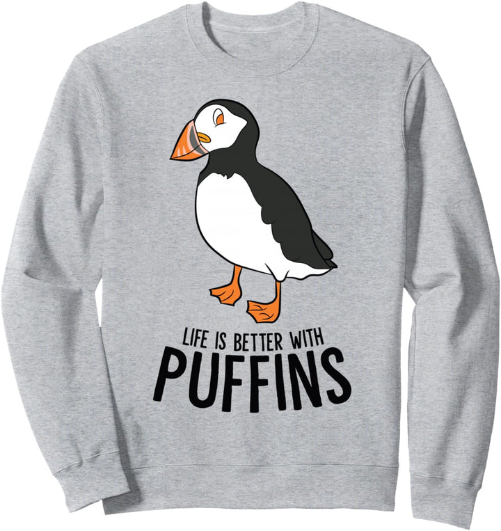 Nur Ein Mädchen Das Papageientaucher Liebt Puffin Papagei Sweatshirt