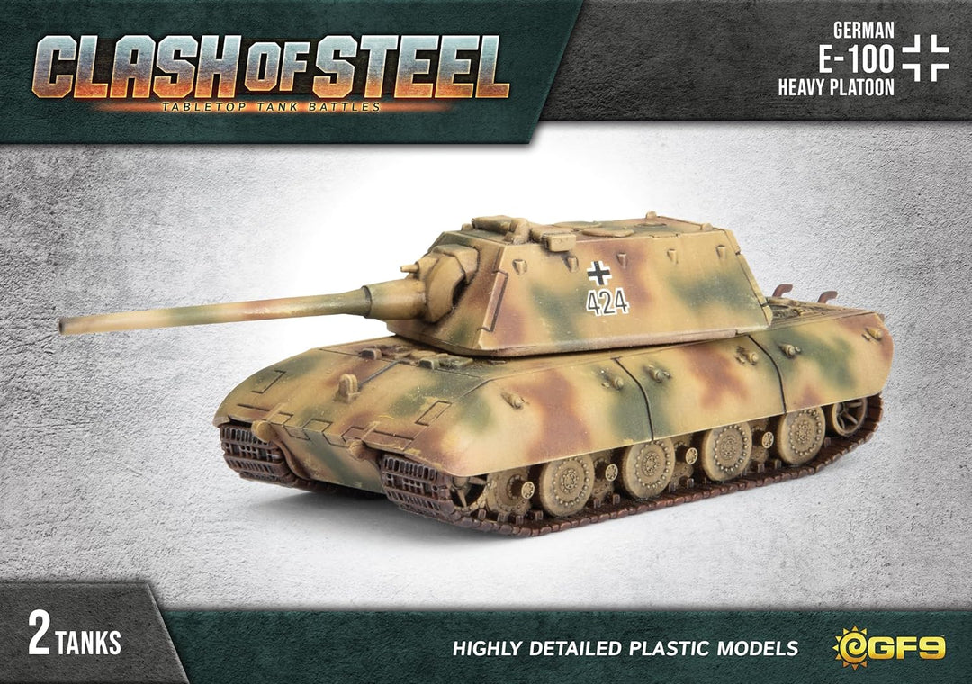Gale Force Nine - Clash of Steel - E-100 Heavy Tank Platoon