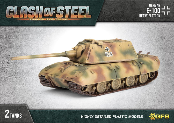 Gale Force Nine - Clash of Steel - E-100 Heavy Tank Platoon