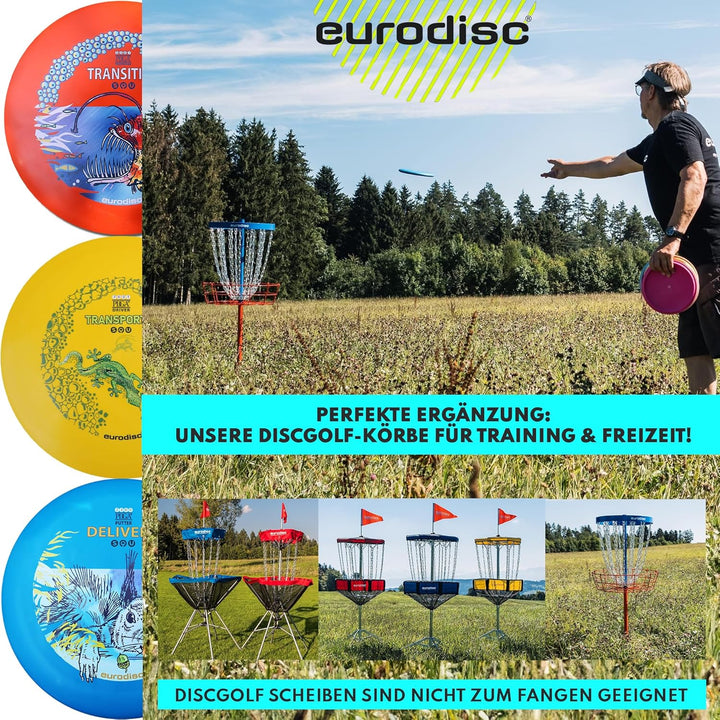 eurodisc Disc-Golf Einsteiger Starter Set, PDGA Approved, Putter Midrange Driver Disc, Einsteiger St