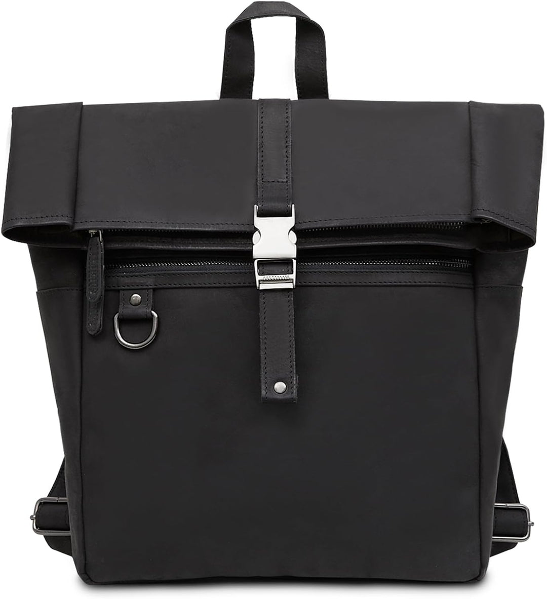 LEABAGS Leder Rucksack Damen & Herren I Echtleder Premium Daypack I Eleganter Backpack Frauen & Männ