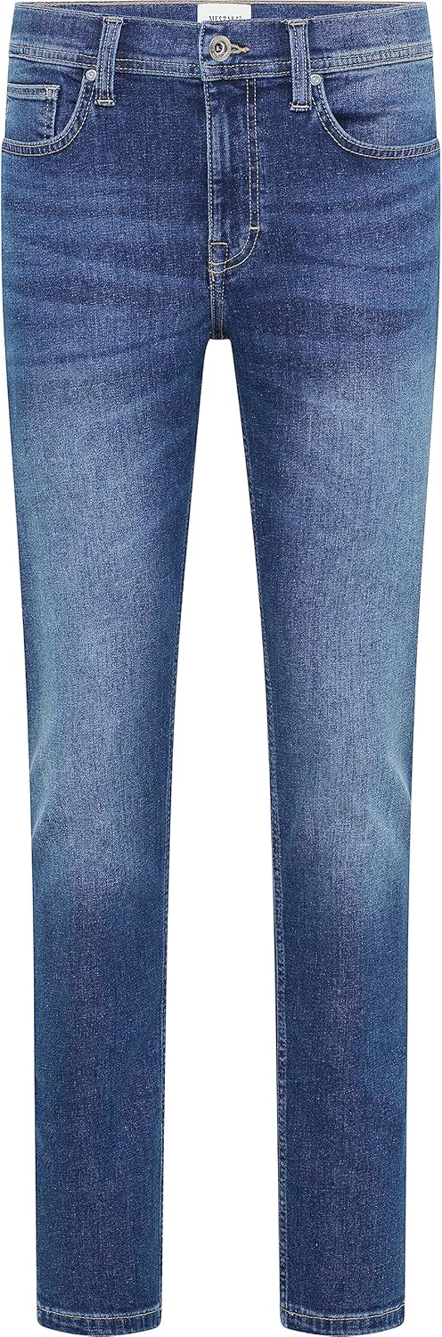 MUSTANG Herren Jeans Hose Style Orlando Slim 28W / 30L Blau, 28W / 30L Blau