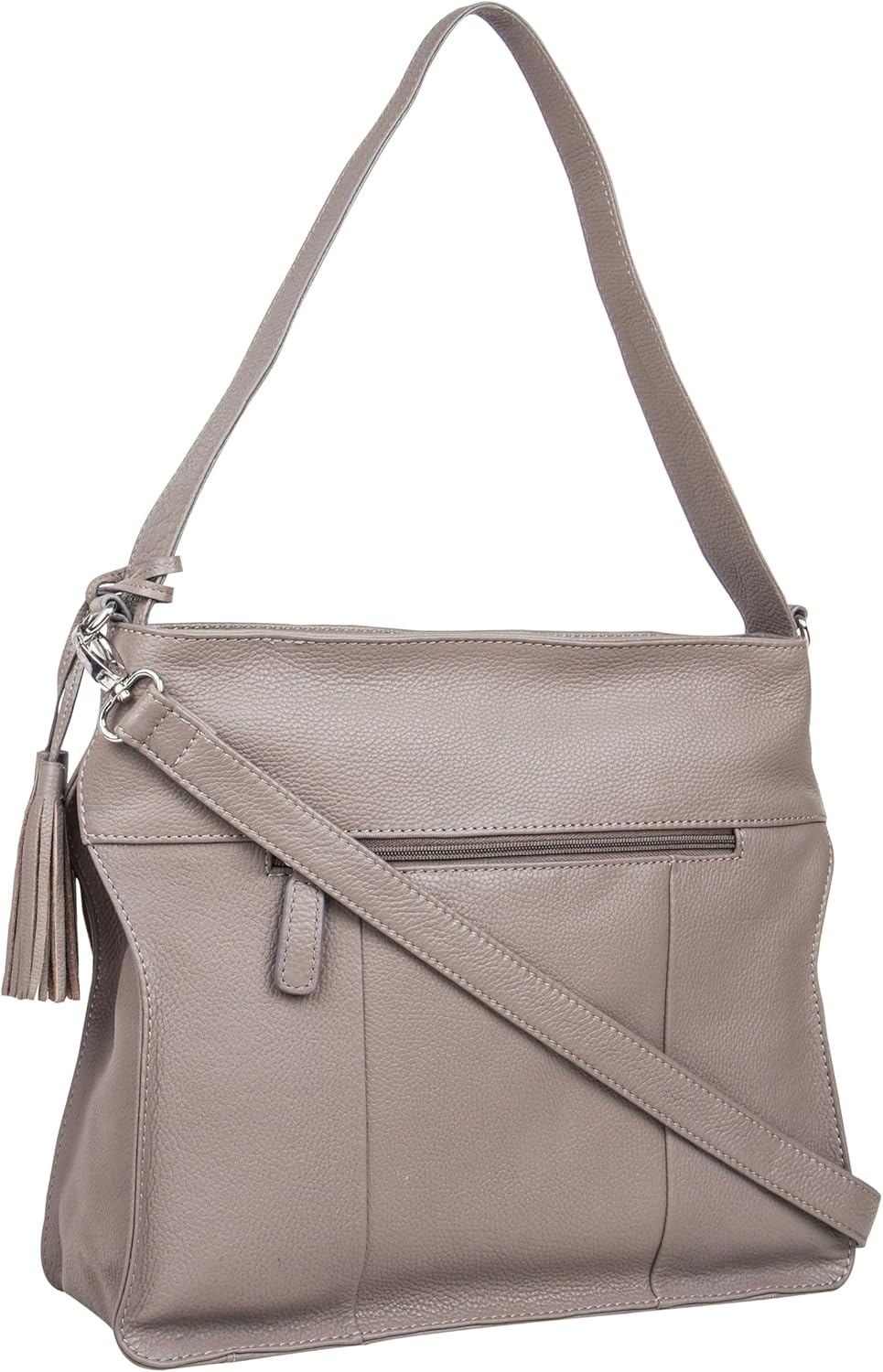 Gerry Weber - cadiz hobo mhz Grau 32,00X28,00X11,00 CM Farbe:grau / Material:polyester,cow Leather,