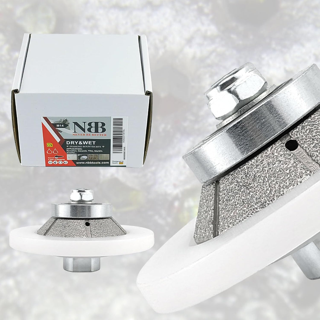 NBB Diamant-Profilscheibe Diamantfräser Fräsbohrer Trennreibahle Profilierungs-Bit für Porzellan Fli