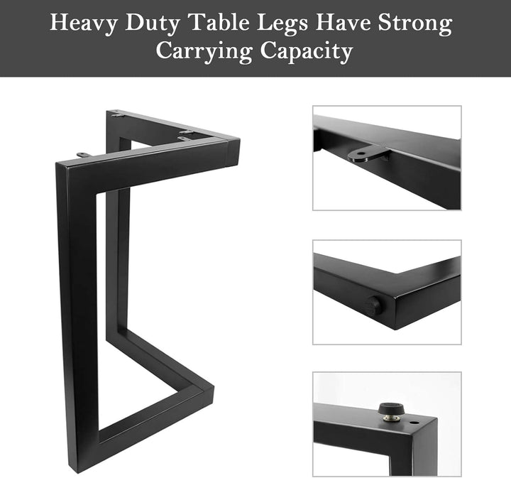 Fimghsoo Tischkufen Industriedesign 71cm Tischgestell Metall Tischbeine scandic Tischbeine Möbelfüss