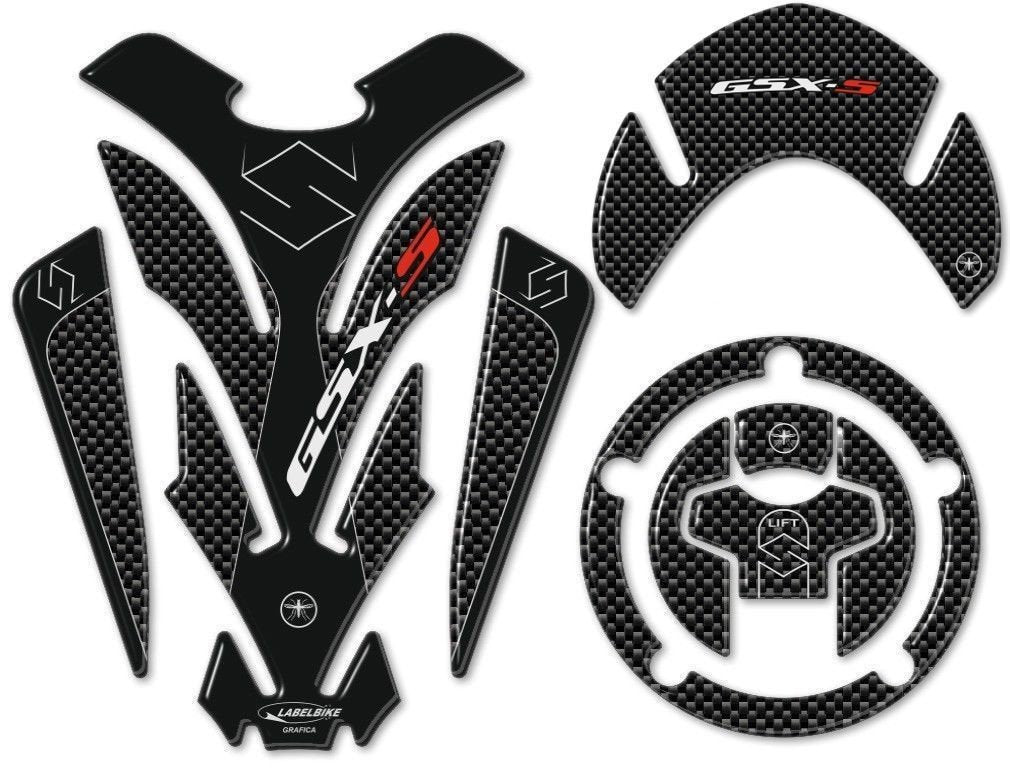 labelbike - 3D Gelharz Aufkleber Kit für motorradschutz kompatibel mit GSXS Suzuki GSX-S 1000