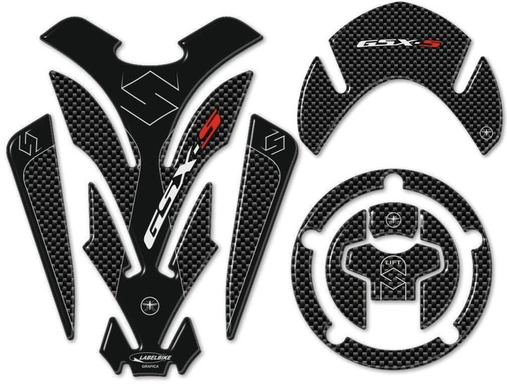 labelbike - 3D Gelharz Aufkleber Kit für motorradschutz kompatibel mit GSXS Suzuki GSX-S 1000