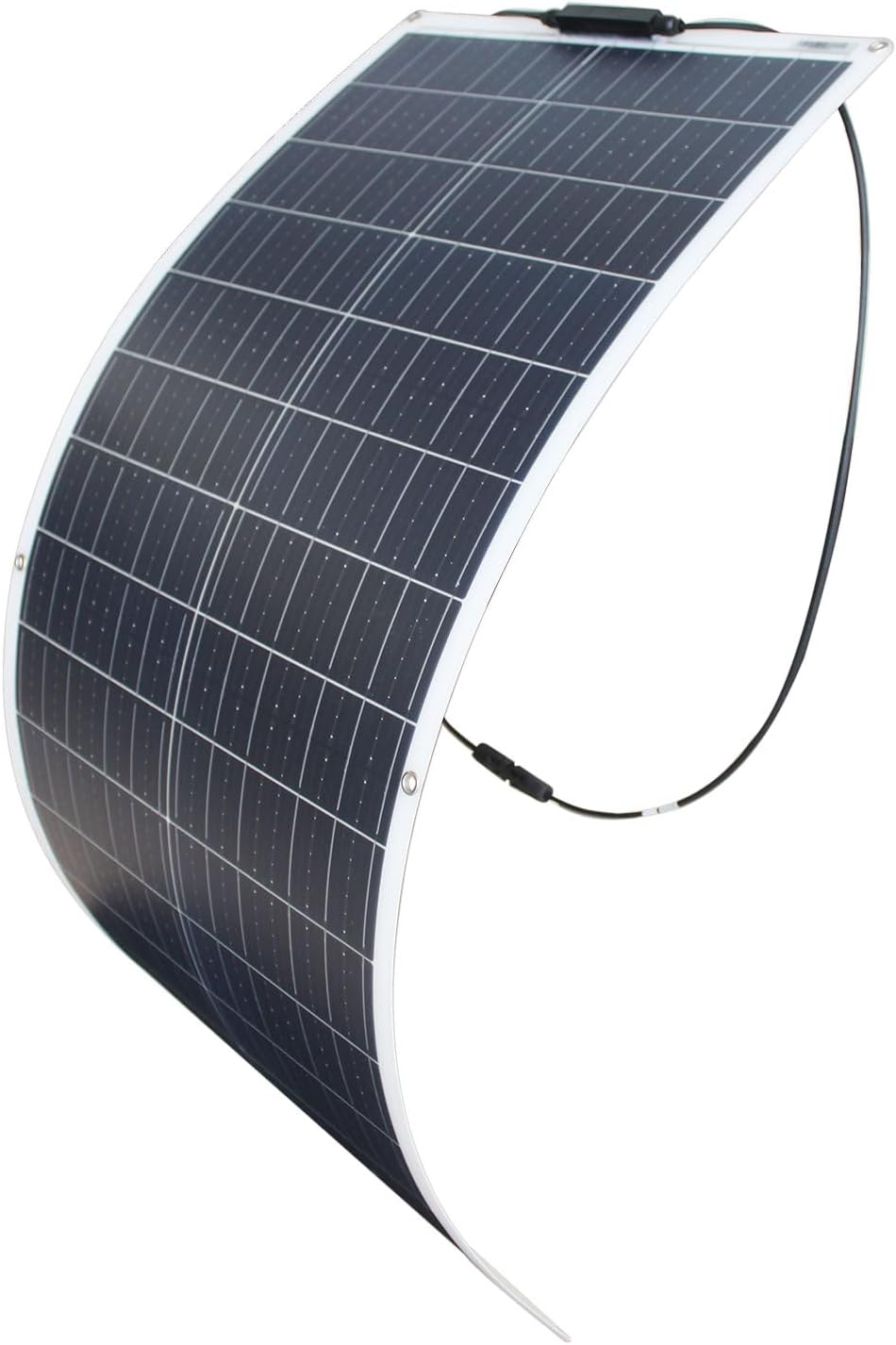 Solarpanel 100W 12V Flexibles monokristallines Solarpanel Ultra Leicht Ultra Dünn Wasserdicht Solarl