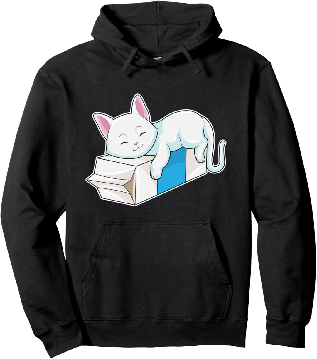 Katze Milch Pullover Hoodie