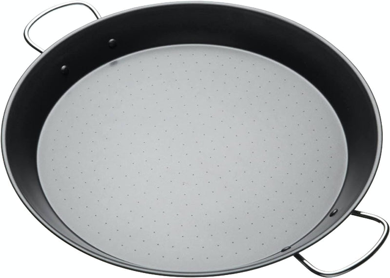 KitchenCraft World of Flavours Paella Pfanne, Antihaftbeschichtet, Carbonstahl, 40 cm 28 x 18 x 18 c