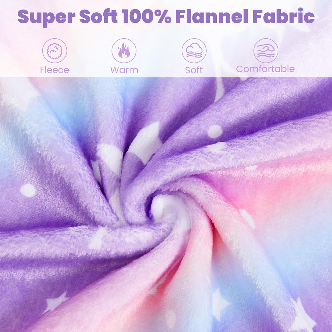 WYTbaby Bademantel Kinder Mädchen Flauschig Fleece bademantel mädchen Lange Ärmel Kinderbademantel m