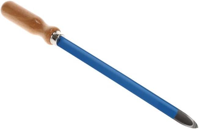 GEDORE Dreikant-Hohlschaber, zum Entgraten von Werkstückkanten, Klinge 250 mm, mit Holzgriff, Zwinge
