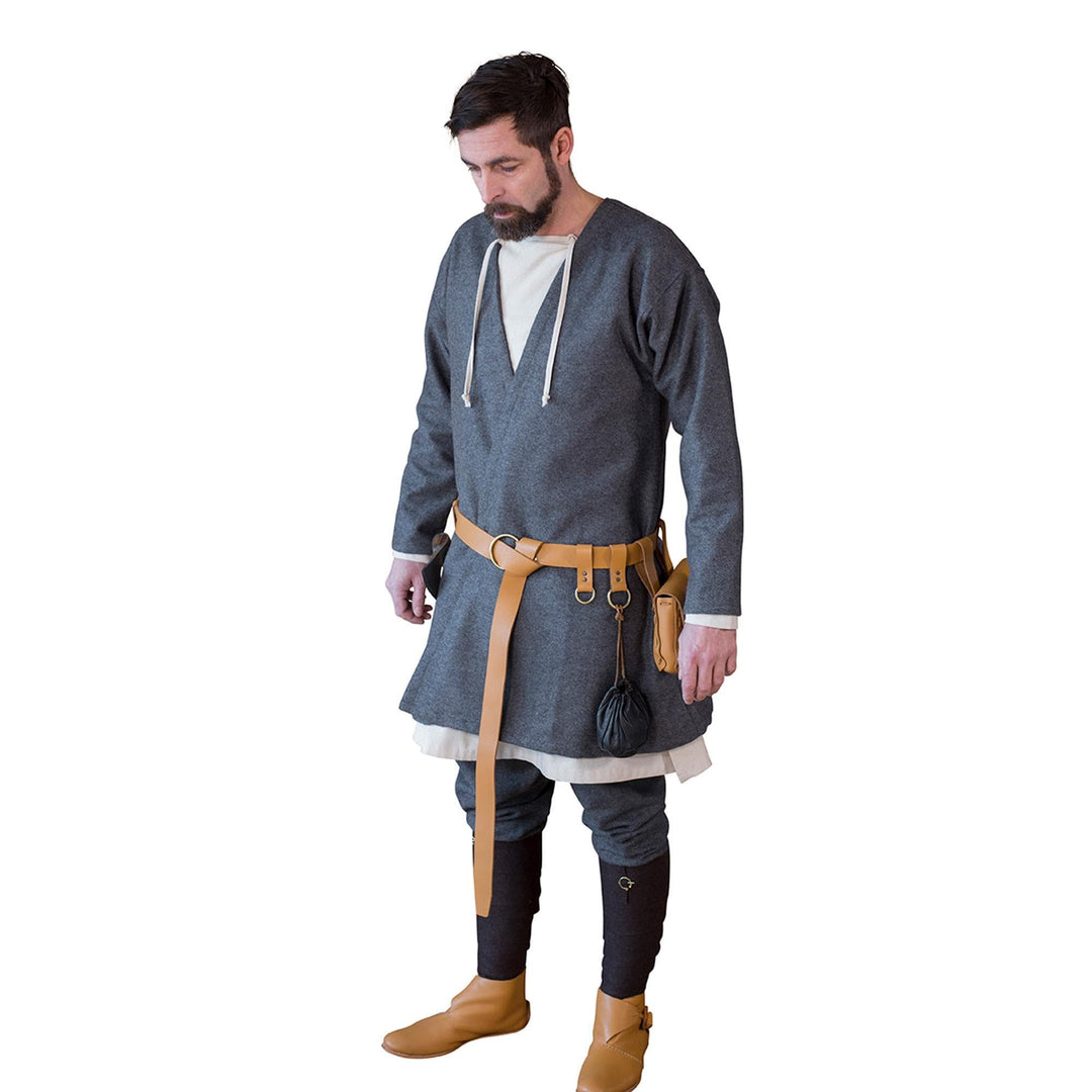 Burgschneider Wikinger Mittelalter Klappenrock Loki - Wollfilz Material - Authentische historische H
