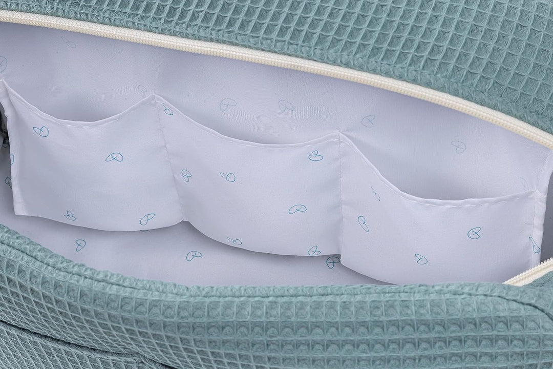 Tasche für Kinderwagen, praktisch, stilvoll und multifunktional, grosses Fassungsvermögen, Grün, Grü