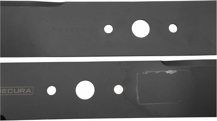 SECURA Mulch - Messersatz kompatibel mit Castelgarden TP13,5/102 mit 102 cm Mähbreite