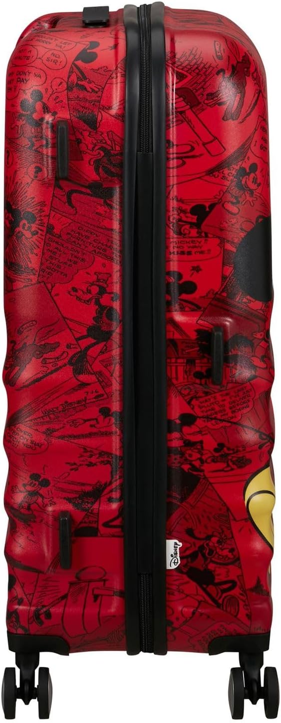 American Tourister Wavebreaker Disney FL - Spinner M, Koffer, 67 cm, 64 L, Mehrfarbig (Mickey Comics