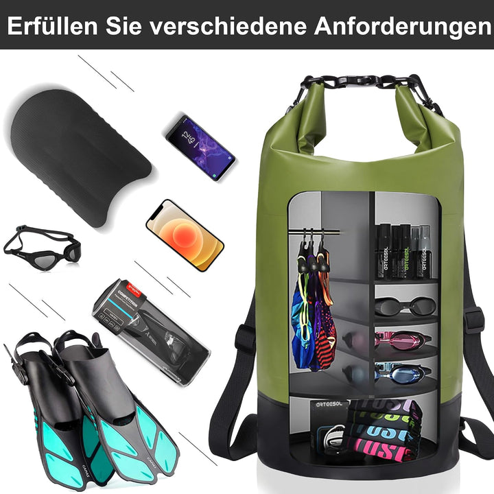 Blackace arteesol Dry Bag - 5L 10L 20L 30L Waterproof trockener Beutel/Sack wasserdichte Tasche mit