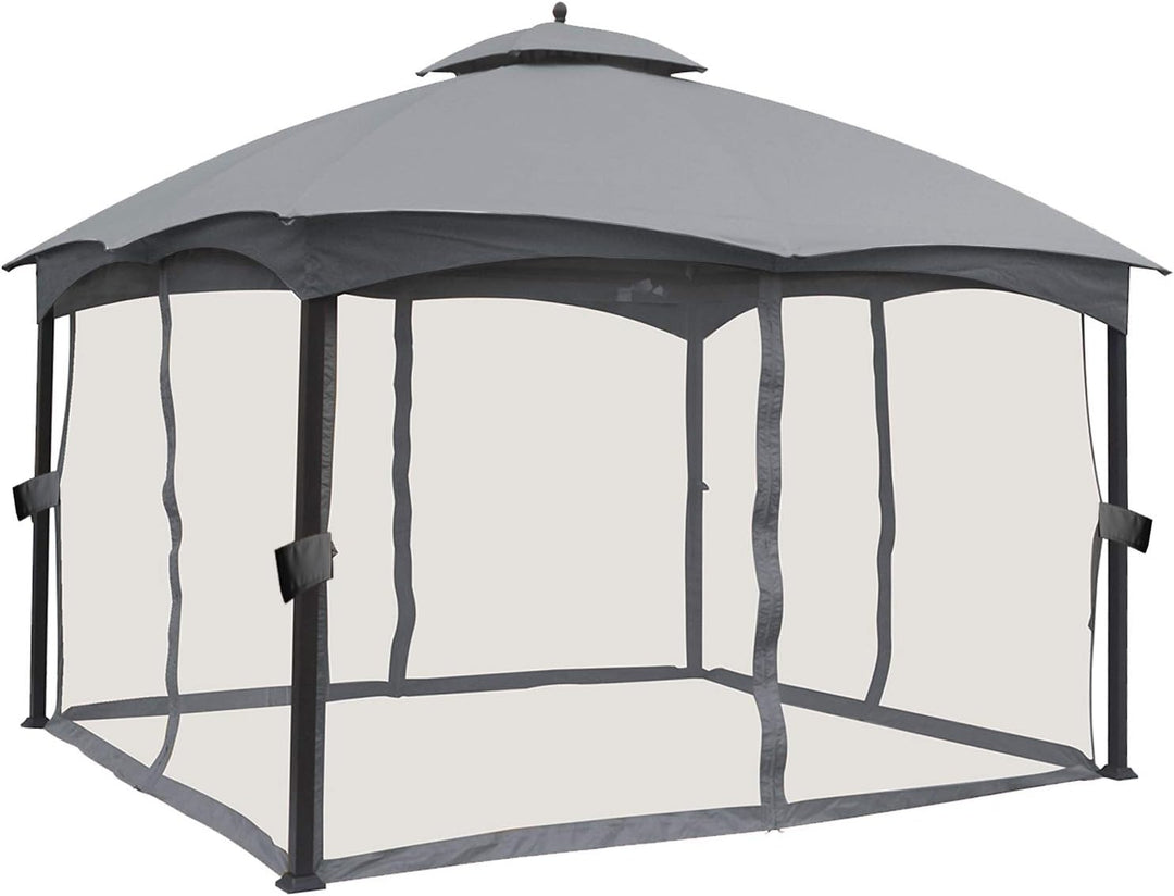 ABCCANOPY Ersatz-Netzwände für 3 x 30 cm Pavillon, Grau Grau Modern, Grau Modern