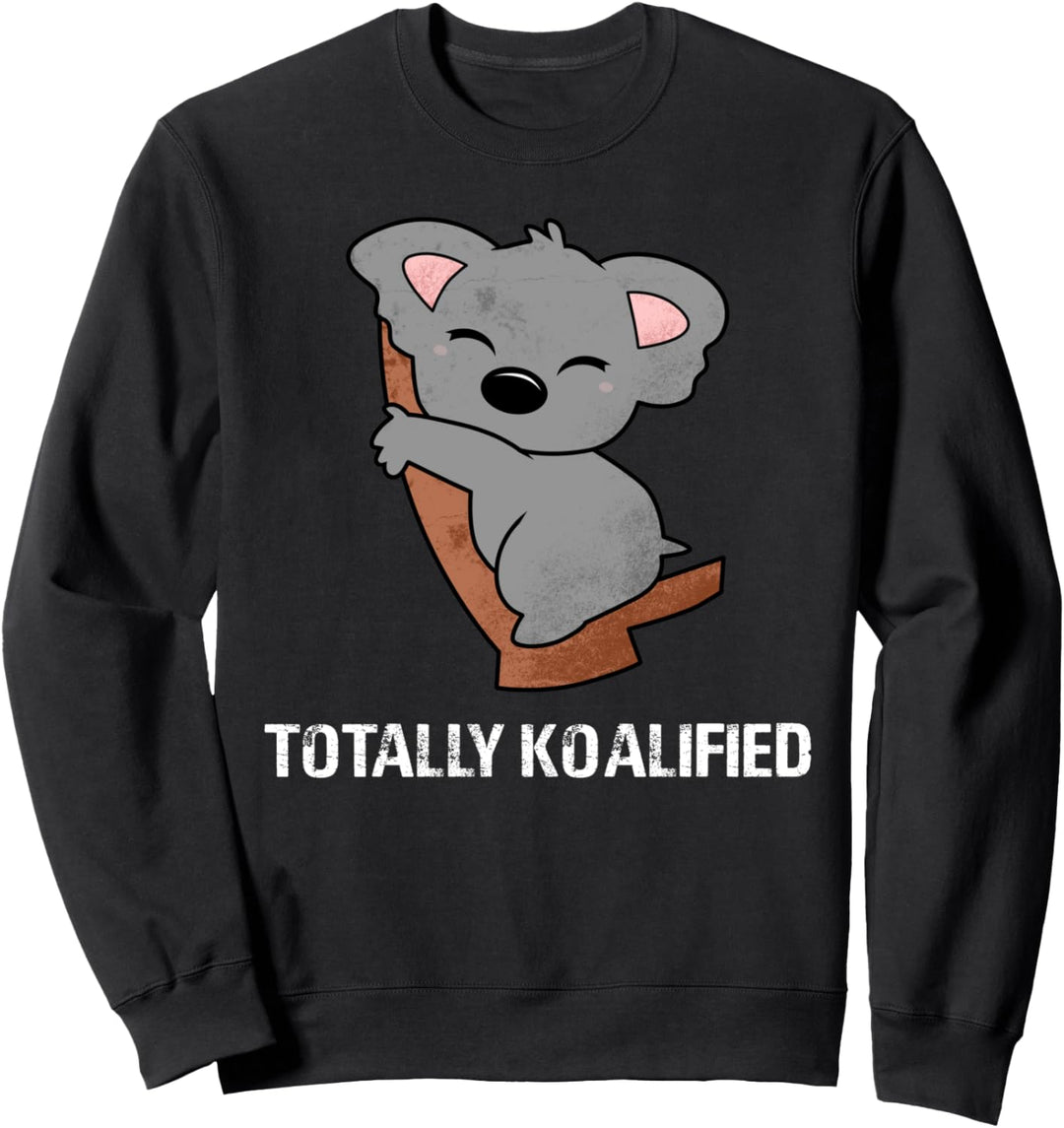 Total Koalaifiziertes Wildtier Wildes Waldtier Koala Sweatshirt
