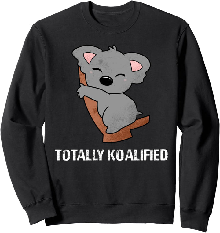 Total Koalaifiziertes Wildtier Wildes Waldtier Koala Sweatshirt