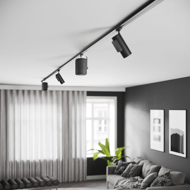 Audio Pro A10 MkII W Wireless Multiroom Lautsprecher, Schwarz/Dunkelgrau/Hellgrau, Bluetooth 5.0, WL