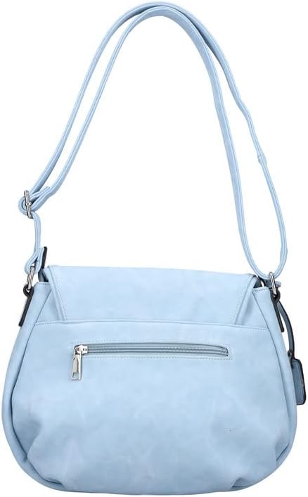 Rieker Damen H1117 Umhängetasche Blau, Blau