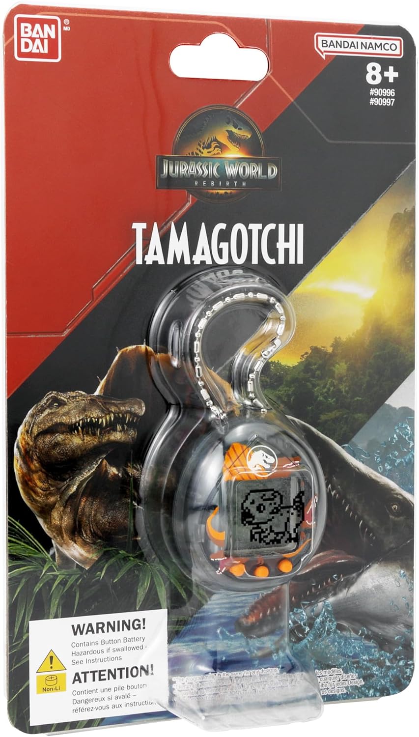 Bandai - Tamagotchi Nano Jurassic Brown - Braune Version Dino Spinosaurus - Interaktives Tamagotchi-