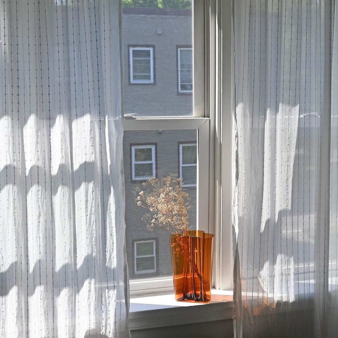 Iittala Aalto Vase Glas Kupferfarben, Masse: 17cm x 17cm x 25cm, 1007881 25cm Kupfer, 25cm Kupfer
