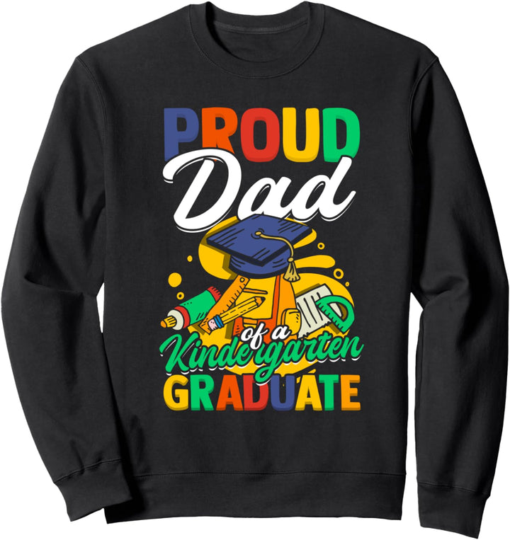 Stolzer Papa eines Kindergarten, Absolventen, Kindergarten Sweatshirt