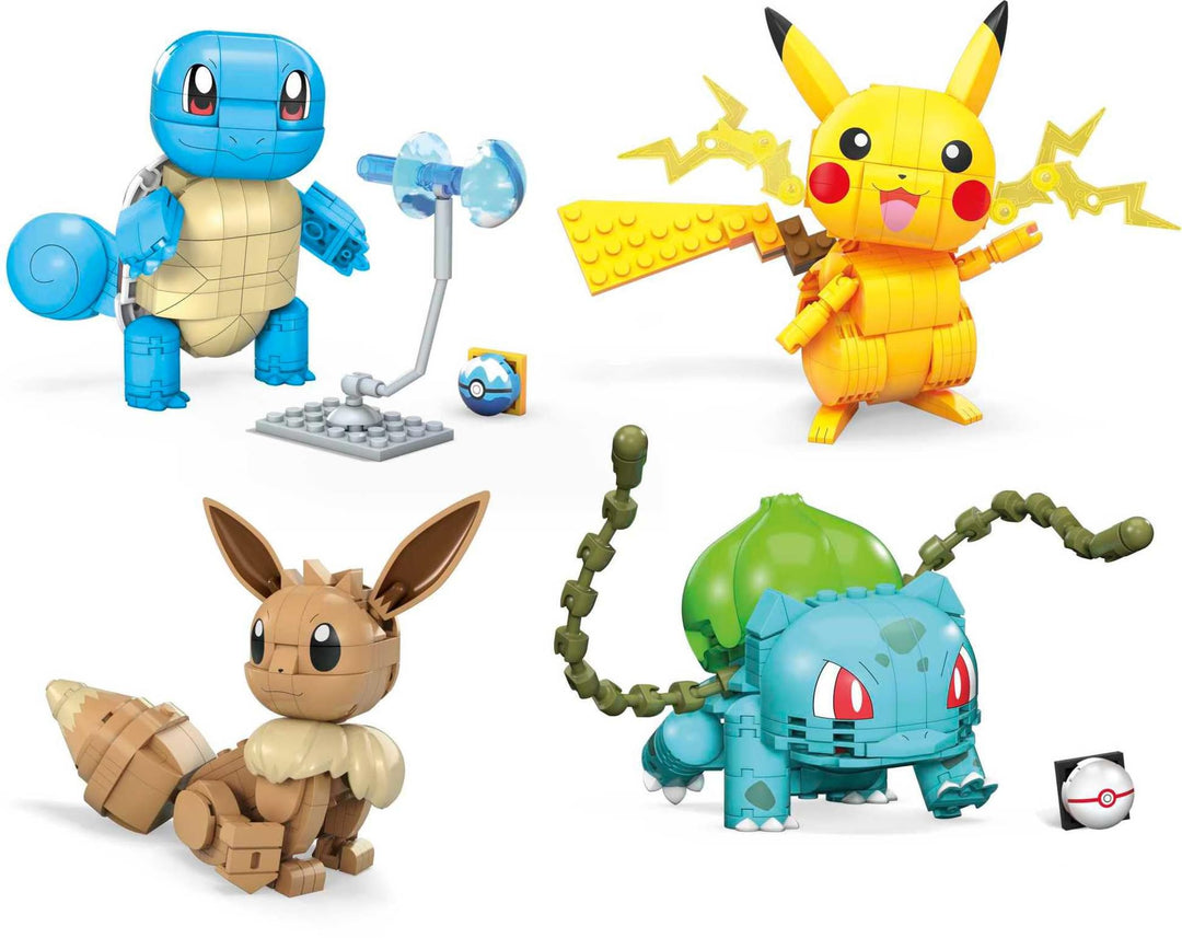 MEGA Pokémon Bauspielzeug-Set, 1 bewegliche Figur und Zubehör, 10,2 cm hoch, für Kinder