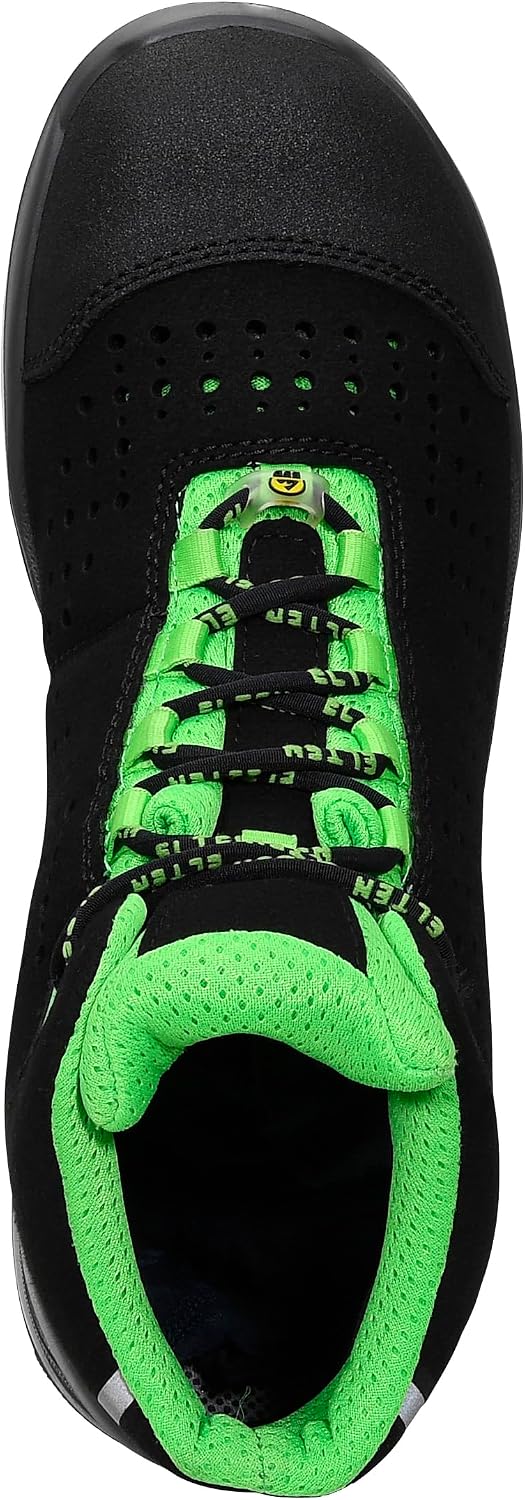 Elten Sicherheitsschnürstiefel "Impulse green Mid" ESD S1P, Grösse 45, 762551-45 45 EU, 45 EU