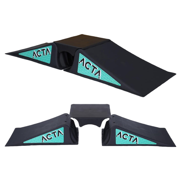 ACTA Kinder-Skate-Rampe – Mini-Rampe für Freestyle-Scooter, BMX, RC-Car-Rampe – Leicht und tragbar S