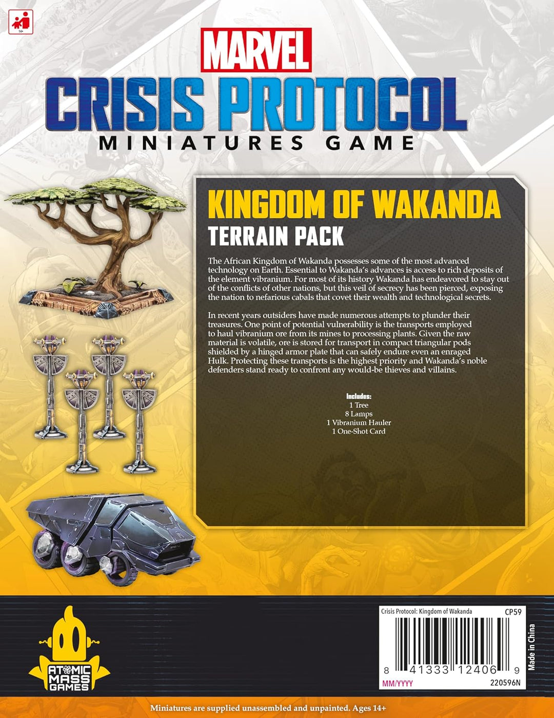Asmodee, Marvel: Crisis Protocol – Kingdom of Wakanda, Terrain Pack