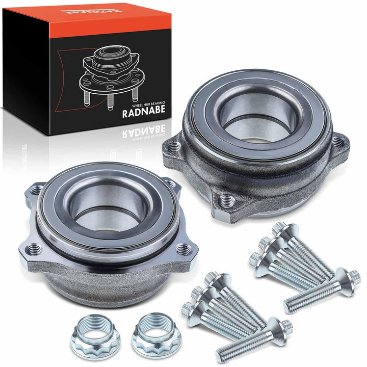 Frankberg 2x Radnabe Radlagersatz Hinterachse Kompatibel mit CLS C218 2011-2017 CLS C219 2004-2010 E