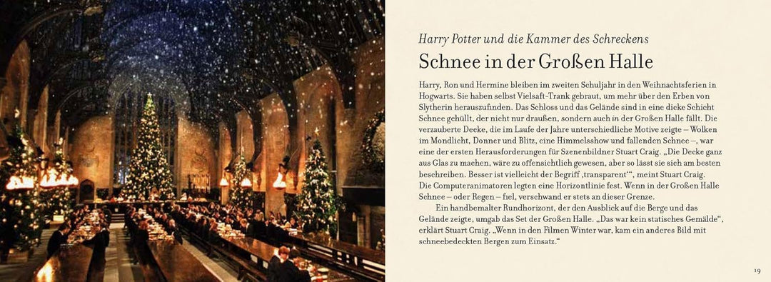 Aus den Filmen zu Harry Potter: Weihnachten in Hogwarts: Das grosse Adventskalenderbuch: Mit 24 Weih